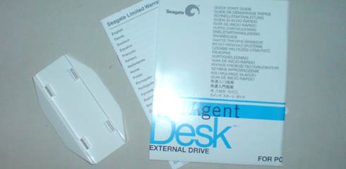 Seagate FreeAgent Desk Stand and Manuals