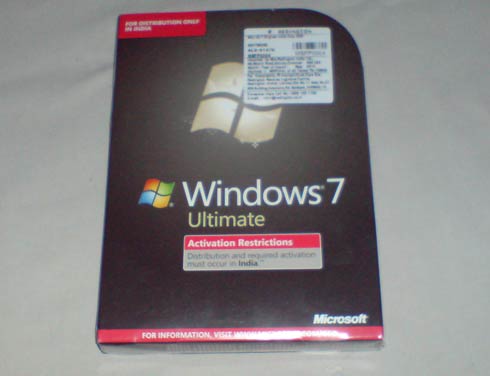 Windows 7 Unboxing