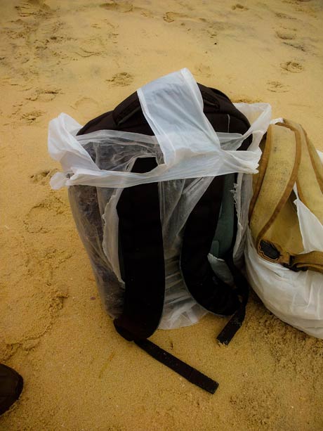 Rain Proofing of Backpacks