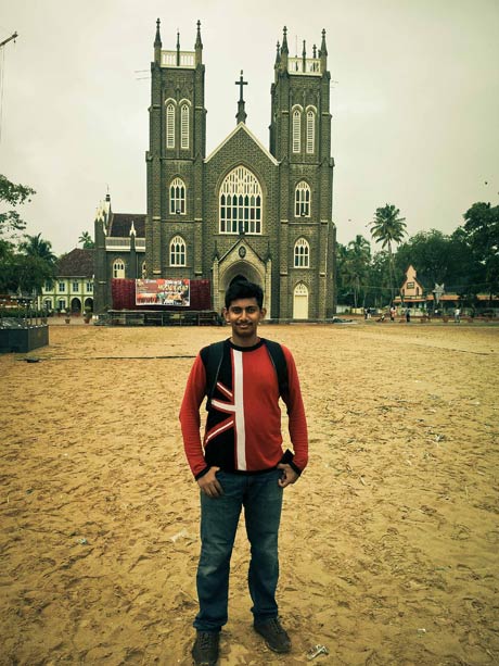 Me In Front of Arthunkal Church