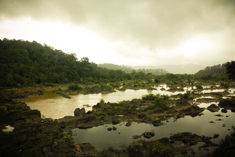 At Jog, Karnataka