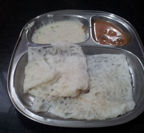 Nir Dosas at Agumbe. Another Delicacy!